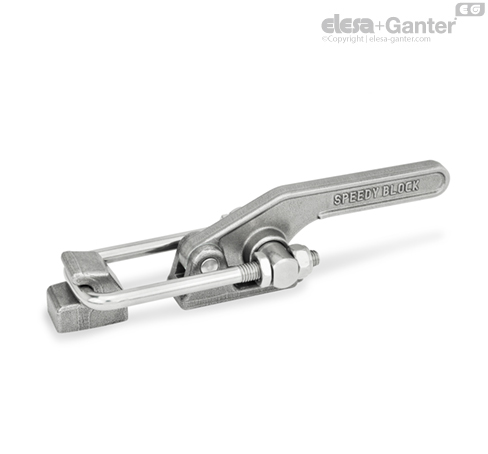 GN 852-NI Latch Type Toggle Clamps Stainless steel